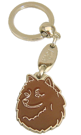 TYSK SPETS BRUN - pet ID tag, dog ID tags, pet tags, personalized pet tags MjavHov - engraved pet tags online